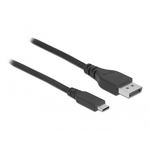 DeLOCK Cavo bidirezionale USB Type-C per DisplayPort (DP Alt Mode) 8K 60 Hz 0,5 m DP 8K certificato 8K