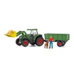 Schleich FARM WORLD 42608 veicolo giocattolo (SCHLEICH Farm World Tractor with Trailer Toy Playset 3 to 8 Years Multi-co