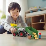 schleich-FARM-WORLD-42608-veicolo-giocattolo--SCHLEICH-Farm-World-Tractor-with-Trailer-Toy-Playset-3-to-8-Years-Multi-co