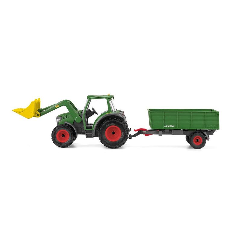 schleich-FARM-WORLD-42608-veicolo-giocattolo--SCHLEICH-Farm-World-Tractor-with-Trailer-Toy-Playset-3-to-8-Years-Multi-co