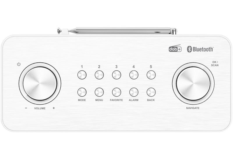 Kenwood-CR-ST80DAB-W-radio-Personale-Digitale-Bianco