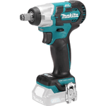 Makita Avvitatore a percussione a batteria TW161DZ 12 volt blu nero senza batteria e caricabatterie