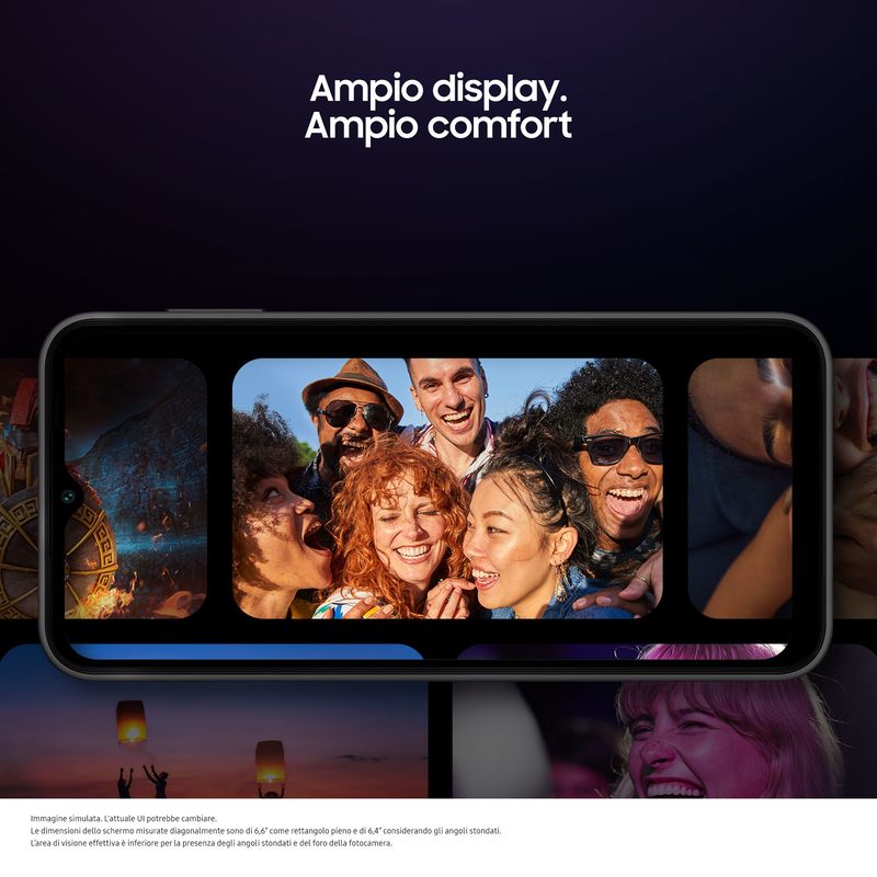 Samsung-Galaxy-A14-Display-LCD-FHD--6.6--Android-13-4GB-RAM-128GB-Doppia-SIM-Batteria-5.000-mAh-Silver