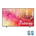 Samsung TV Crystal UHD 4K 85” UE85DU7170UXZT Smart TV Wi-Fi Black 2024, Processore Crystal 4K, 4K Upscaling