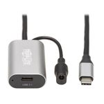 Tripp-Lite-U330-05M-C2C-cavo-USB-5-m-USB-3.2-Gen-1--3.1-Gen-1--USB-C-Nero-Grigio