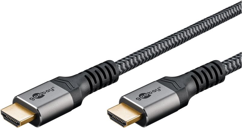 Cavo-HDMI-Ultra-High-Speed-1-m-Grigio-Sharkskin-1-m---Connettore-HDMI-maschio--tipo-A---Connettore-HDMI-ma