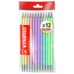 STABILO Matita in grafite - Swano pastel - Eco Pack da 12 colori assortiti