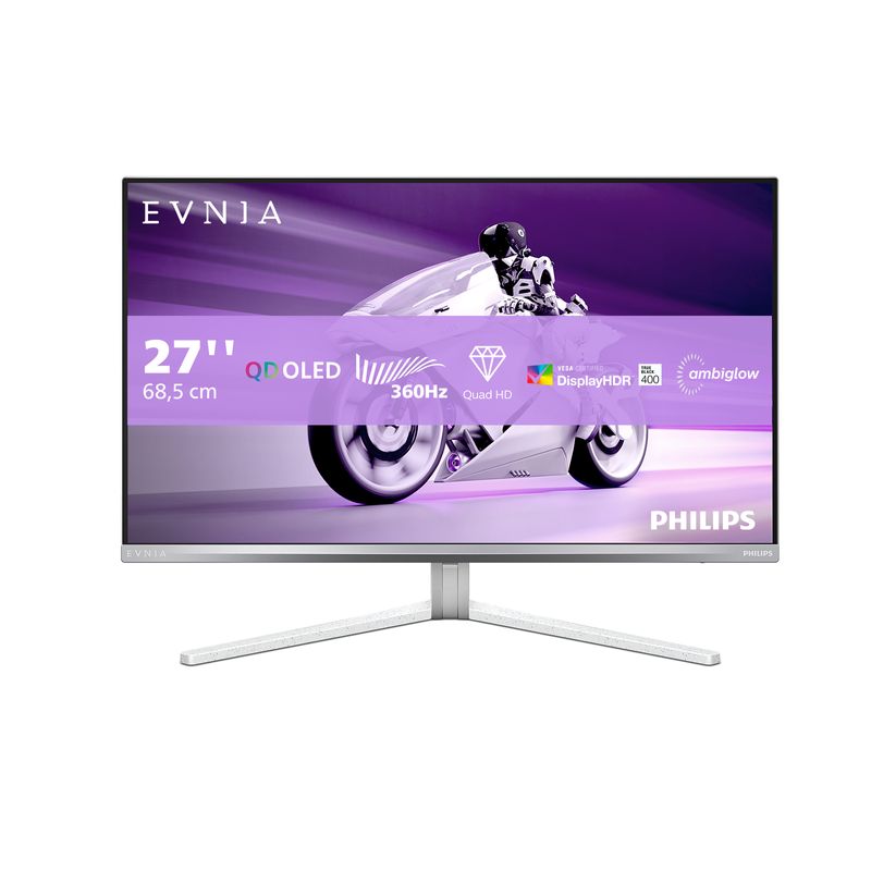 Philips-Evnia-8000-27M2N8500-00-Monitor-PC-673-cm--26.5---2560-x-1440-Pixel-Quad-HD-QDOLED-Bianco