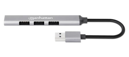 Manhattan-168427-hub-di-interfaccia-USB-3.2-Gen-1-3.1-Gen-1-Type-A-5000-Mbit-s-Grigio--USB-A-4-Port-Hub-4x-USB-A-Ports-1