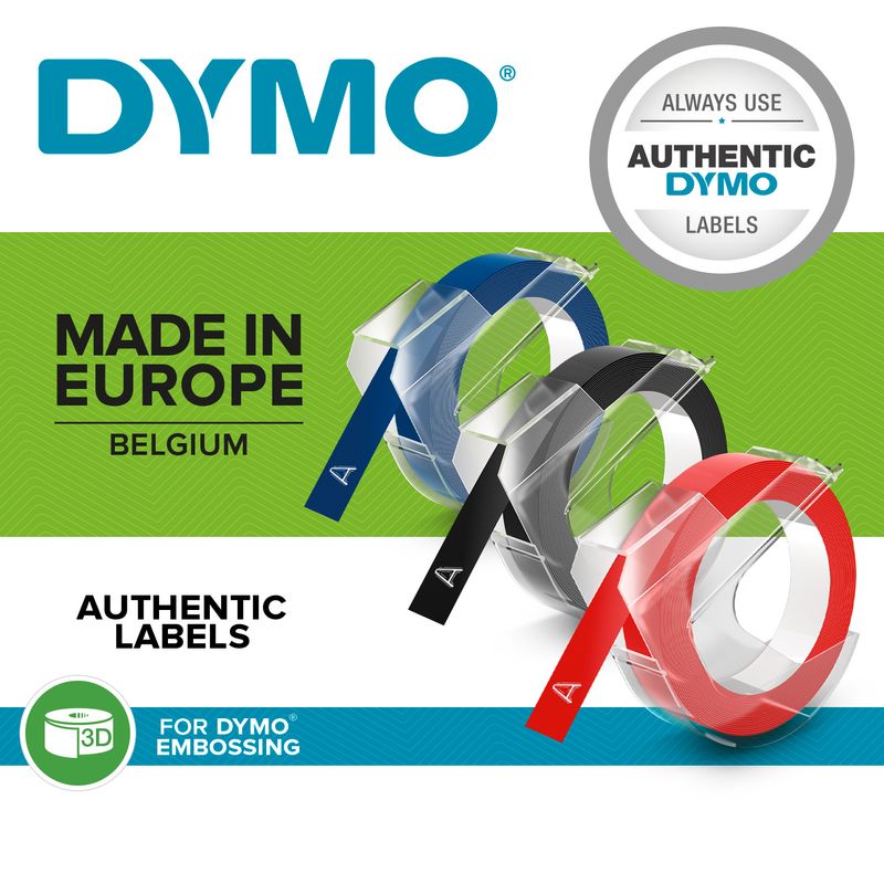 DYMO-3D-label-tapes-nastro-per-etichettatrice