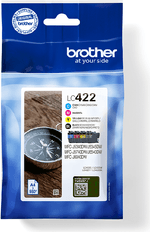 Brother-LC422VALDR-cartuccia-d-inchiostro-4-pz-Originale-Nero-Ciano-Magenta-Giallo--Brother-LC422-Multipack---4-pack---b