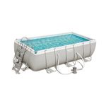 Bestway Power Steel Set Piscina Rettangolare 404x201x100 cm