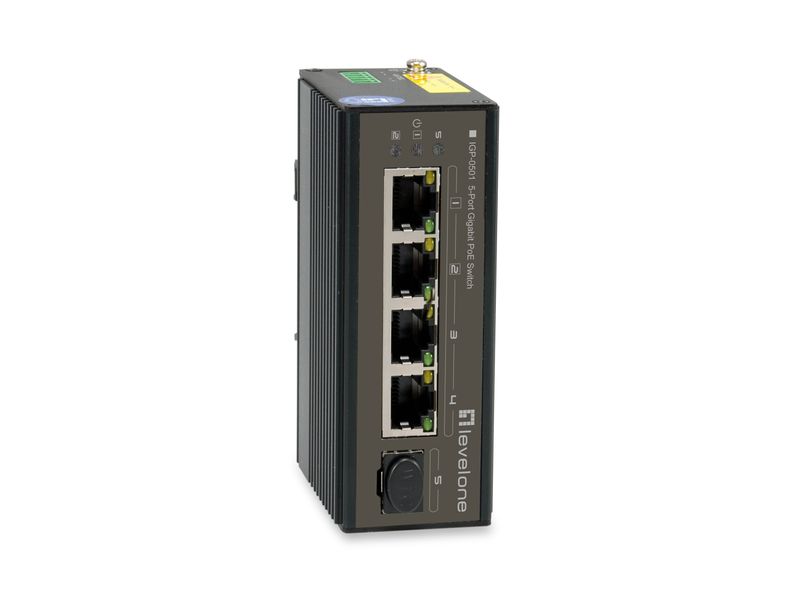 LevelOne-IGP-0501-switch-di-rete-Gigabit-Ethernet--10-100-1000--Supporto-Power-over-Ethernet--PoE--Nero