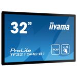 Iiyama ProLite TF3215MC-B2 Monitor PC 80 cm (31.5") 1920 x 1080 Pixel Full HD LED Touch screen Chiosco Nero