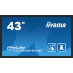 Iiyama TF4339AS-B1AG visualizzatore di messaggi Pannello piatto per segnaletica digitale 108 cm (42.5"