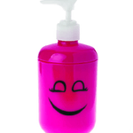 dispenser sapone rosa sorridente