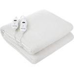 Innoliving Coperta Elettrica Termica, Scaldaletto Matrimoniale Inn-064, Lana Sintetica, Bianco, 160 X 140 Cm