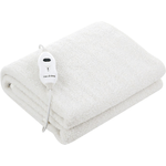 Innoliving Coperta Elettrica Termica, Scaldaletto A Una Piazza Inn-062 In Lana Sintetica, Bianco, 150 X 80 Cm