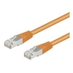 Goobay Wentronic Goobay CAT 5e Patchkabel, F/UTP, Orange, 1 m - CCA Kupfergemisch (93457)