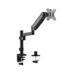 Gembird MA-DA1P-01 supporto da tavolo per Tv a schermo piatto 81,3 cm (32") Scrivania Nero