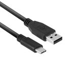 ACT AC3020 Cavo USB 1 m USB 3.2 Gen 1 (3.1 Gen 1) USB A USB C Nero