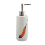 dispenser sapone in ceramica bianca india