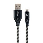 Cablexpert Cavo USB Type-C CableXpert con connettori in metallo 1 m nero - CC-USB2B-AMCM-1M-BW