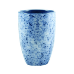 bicchiere in ceramica di carrara blu