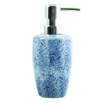 dispenser sapone in ceramica blu carrare