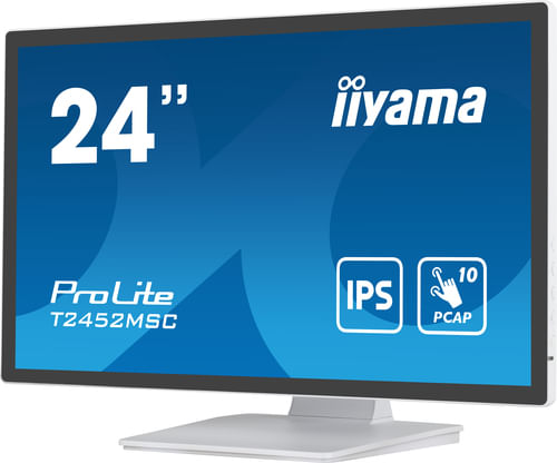 iiyama-ProLite-Monitor-PC-605-cm--23.8--1920-x-1080-Pixel-Full-HD-LCD-Touch-screen-Multi-utente-Bianco