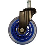 LC Spa LC-Power LC-CASTERS-7DB-SPEED BÃ¼ro- & Computerstuhl-Teil Blau Kunststoff - Gummi Lenkrolle (LC-CASTERS-7DB