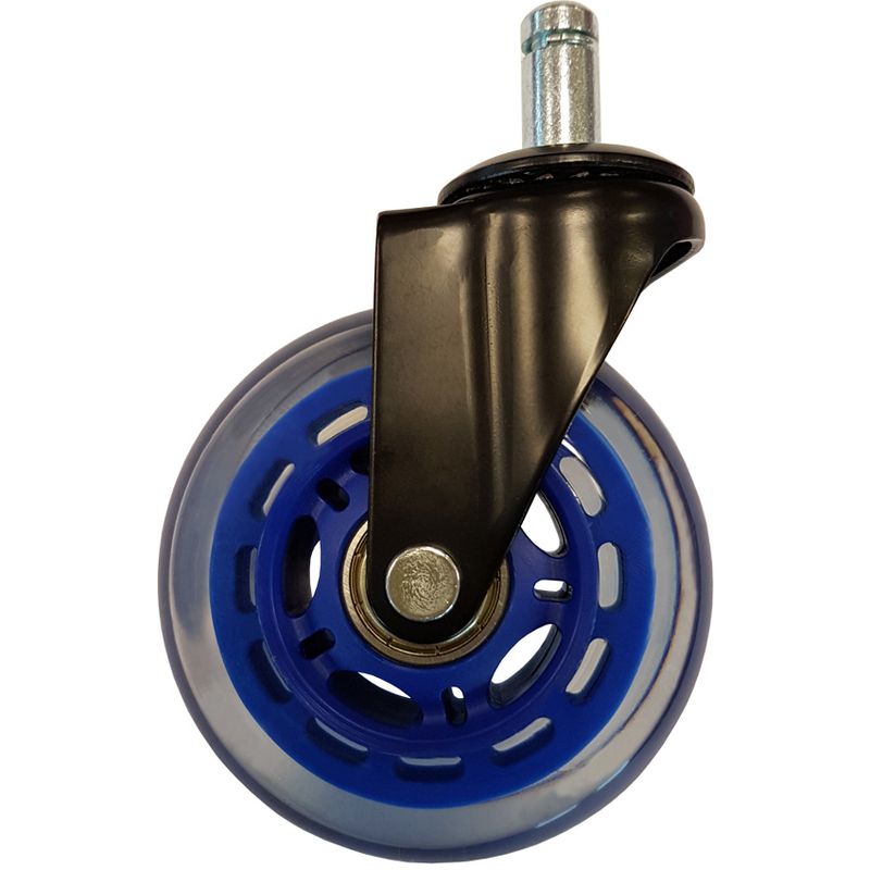 LC-Power-LC-CASTERS-7DB-SPEED-BA¼ro----Computerstuhl-Teil-Blau-Kunststoff---Gummi-Lenkrolle--LC-CASTERS-7DB-SPEED-