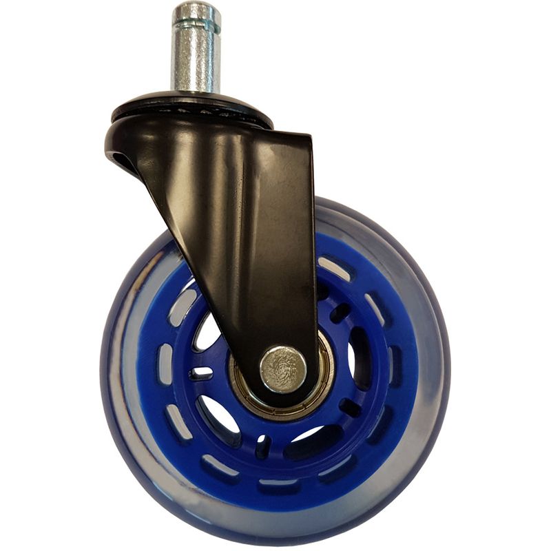 LC-Power-LC-CASTERS-7DB-SPEED-BA¼ro----Computerstuhl-Teil-Blau-Kunststoff---Gummi-Lenkrolle--LC-CASTERS-7DB-SPEED-