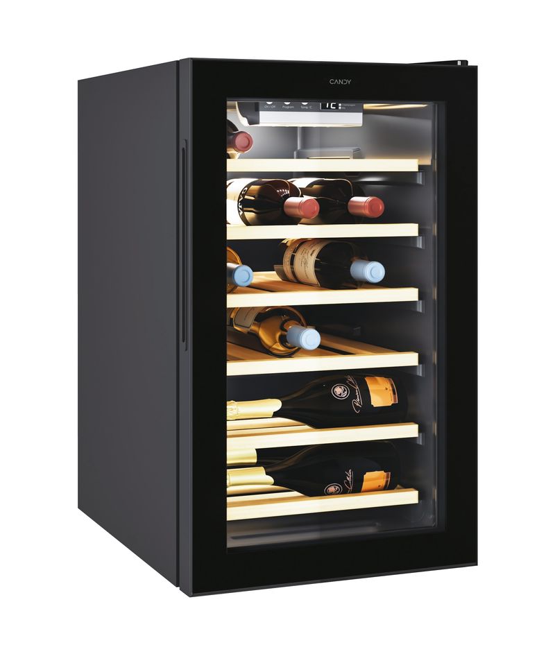 Candy-CWC-021-ELSP-NF-Cantinetta-vino-con-compressore-Libera-installazione-Nero-21-bottiglia-bottiglie