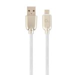 Cablexpert Cavo di ricarica micro-USB premium CableXpert 2 m bianco CC-USB2R-AMmBM-2M-W