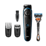 Braun BT3240 regolabarba Batteria 39 2 cm Bagnato e secco Nero Blu