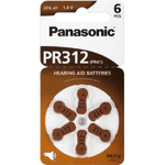 Panasonic PR 312 H¶rgertezellen Zinc Air 6er Rad (PR-312/6LB)