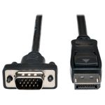 Tripp-Lite Tripp Lite P581-003-VGA-V2 cavo e adattatore video 0,91 m DisplayPort Nero