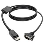 Tripp-Lite-P581-003-VGA-V2-cavo-e-adattatore-video-091-m-DisplayPort-Nero