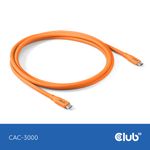 CLUB3D-Kabel---Adapter-cavo-USB-USB4-Gen-2x2-2-m-USB-C-Arancione