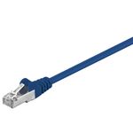 Goobay Wentronic Goobay - Cavo di rete - RJ-45 (M) - RJ-45 (M) - 1,5 m - F/UTP - CAT 5e - Blu (95532)