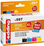 cartucce-per-stampante-edding-EDD-597-nero-ciano-magenta-giallo-compatibili-con-EPSON-34XL---T3476XL-set-da-4