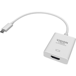 Vision TC-USBCHDMI adattatore grafico USB 3840 x 2160 Pixel Bianco (VISION Professional installation-grade USB-C to HDMI