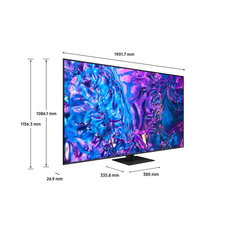 Samsung-TV-QLED-4K-QE85Q70DATXZT-85-pollici-Smart-TV-Wi-Fi--Quantum-Processor-4K--AI-Upscaling-AirSlim-Design-OTS-Lite