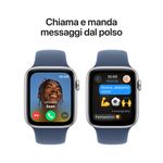 Apple-Watch-SE-GPS-44mm-Cassa-in-Alluminio-Color-Argento-con-Denim-Sport-Band---S-M