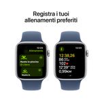 Apple-Watch-SE-GPS-44mm-Cassa-in-Alluminio-Color-Argento-con-Denim-Sport-Band---S-M