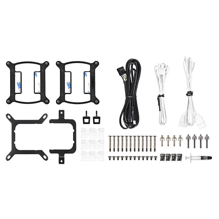 KIT-WATERCOOLING-AIO-THERMALTAKE-TH-V2-ULTRA-EX-SYNC-RGB---360MM--BLANC-