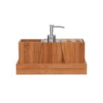 MSV 140637 3 pz Bamboo, Acciaio inossidabile