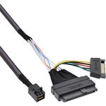 InLine Cavo di collegamento U.2 - SSD con U.2 da SFF-8639 a SFF-8643  alimentazione - 05 m