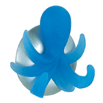 gancio octopus blu 6x6,5cm scuro